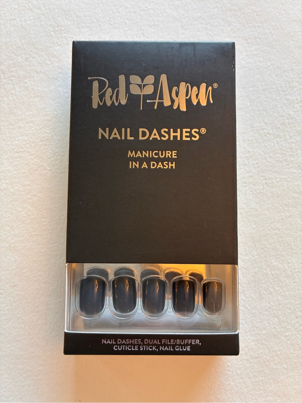 Press-On Nail Kit Box with Application Instructions